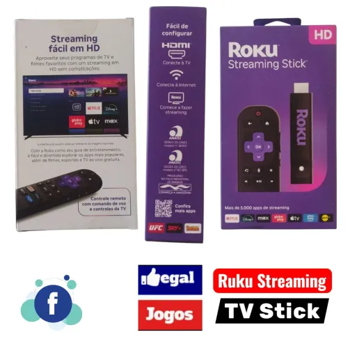 controle remoto: De voz Ruku Streaming Stick 