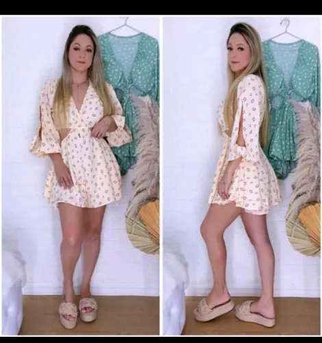 Macacão curto soltinho 