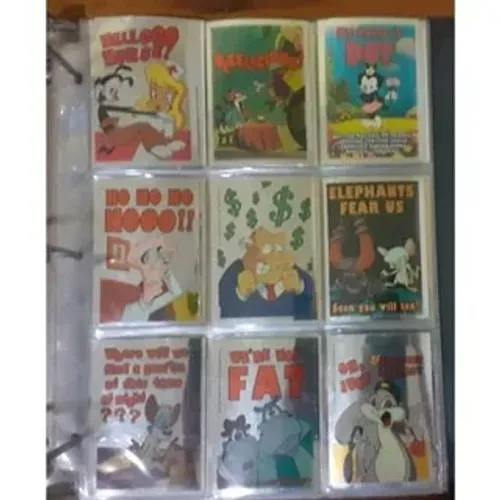 1995 - Topps Animaniacs - Cartas completas Animaniacs 72 cartas + 28 repetidas + 12 Cartas