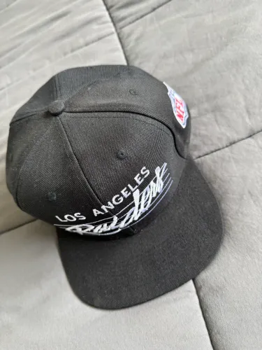 Boné aba reta raiders preto