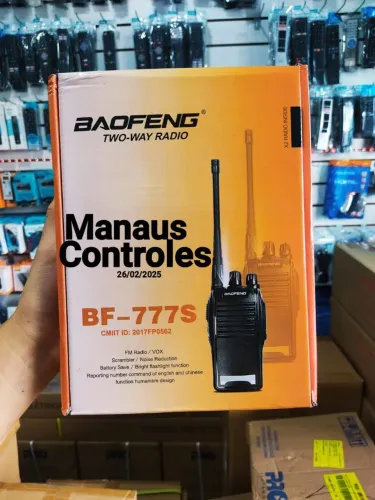 Par de rádio comunicador completo 