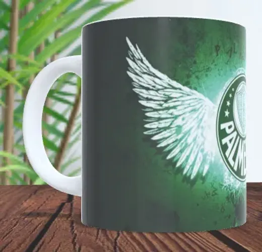 Caneca Ceramica Palmeiras 325ml