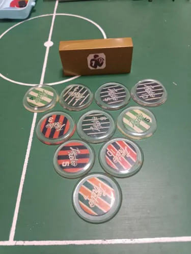 Time liga retrô futebol de mesa futebol de botão 