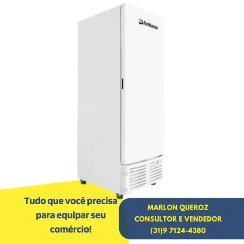 Freezer Vertical Inbera Porta Cega 220v Novo