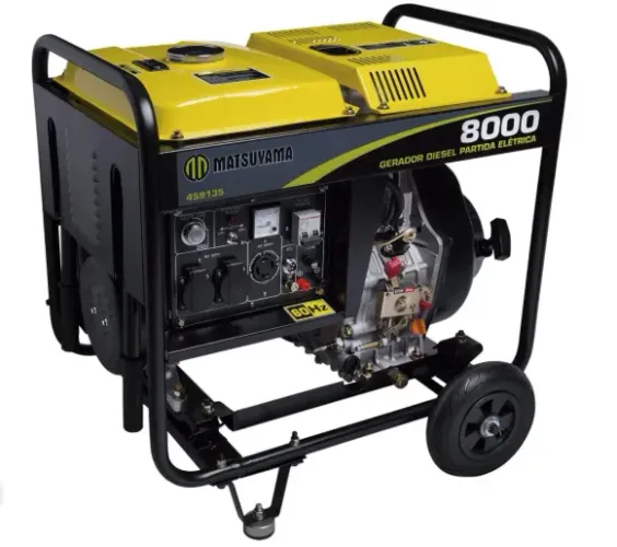 Gerador Matsuyama a Gasolina 127/220V Partida Elétrica Modelo 8000 6,5 KVA