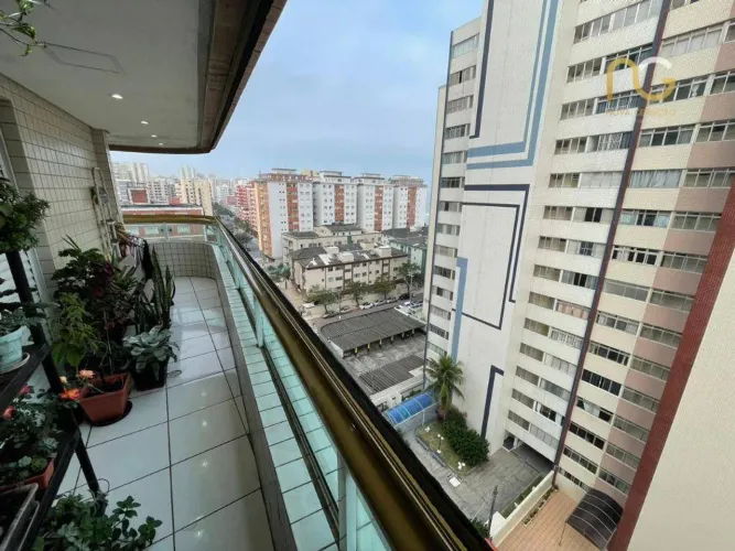 Apartamento com 3 dormitórios à venda, 106 m² por R$ 690.000,00 - Tupi - Praia Grande/SP