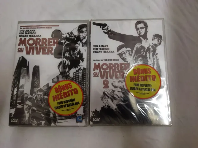 Dvds MORRER OU VIVER 1 e 2 Takashi Miike