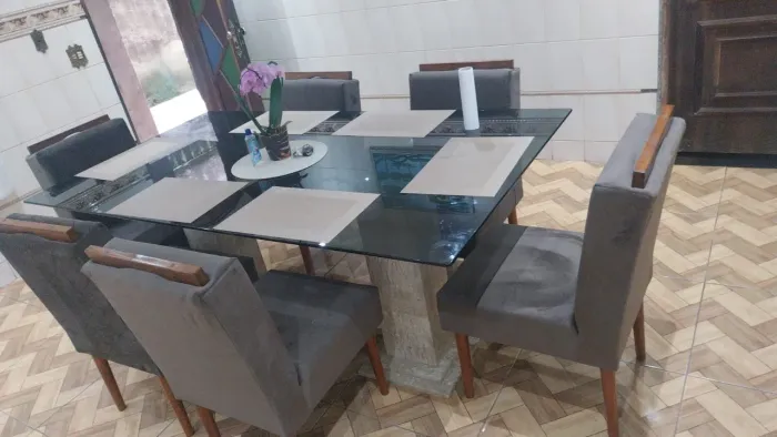Cadeiras de jantar na promoção, pagamento na entrega