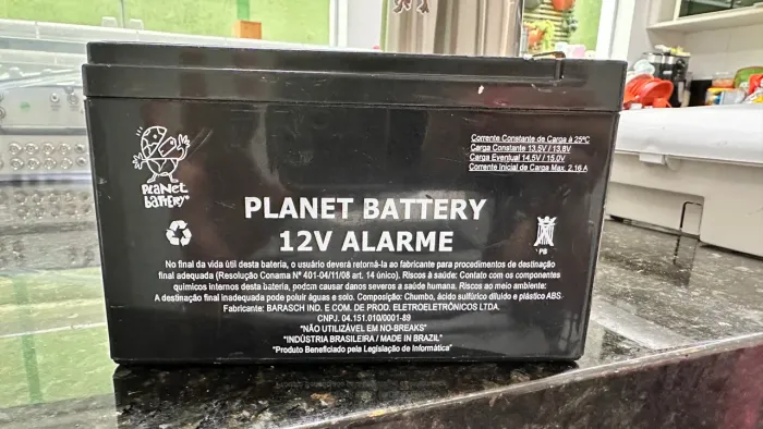 Bateria 12v Alarme Planet Battery
