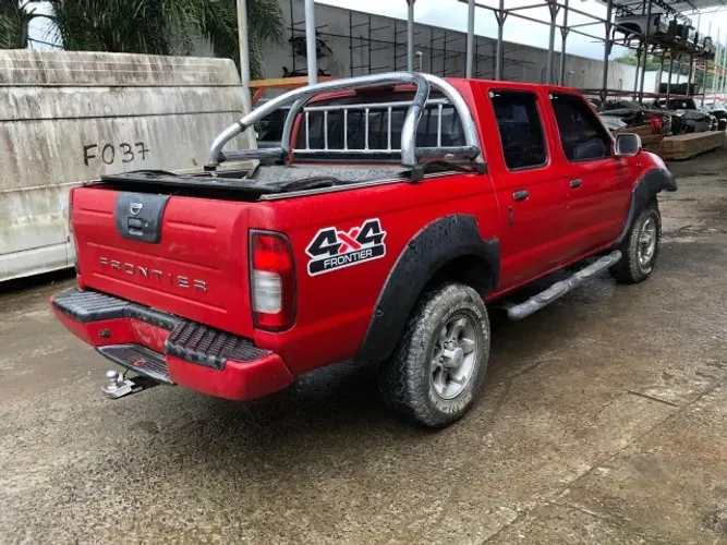 NISSAN FRONTIER (venda em peças) 2.8 2004 MWM 4X4 132CVS VERMELHA DIESEL MANUAL