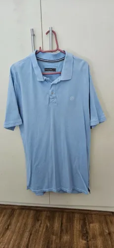 Camisa Polo Azul Claro Fashion Field - Tamanho G
