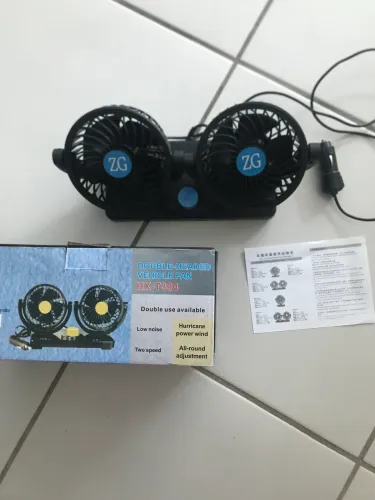 Ventilador Portátil Automotivo Carro Caminhão 12v Potente