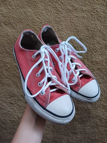 All star infantil vermelho unissex