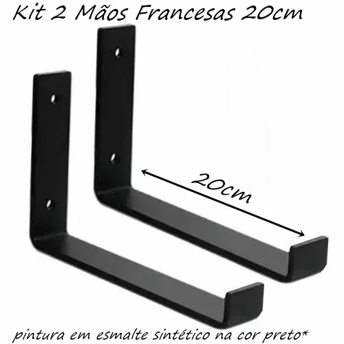 Kit 2 Mãos Francesas Invertidas 20cm "NÃO ENTREGAMOS"