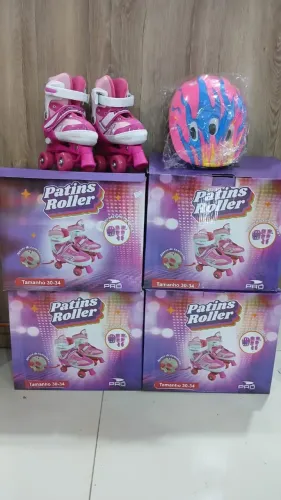 Patins Roller para Iniciantes Tamanho 30-34
