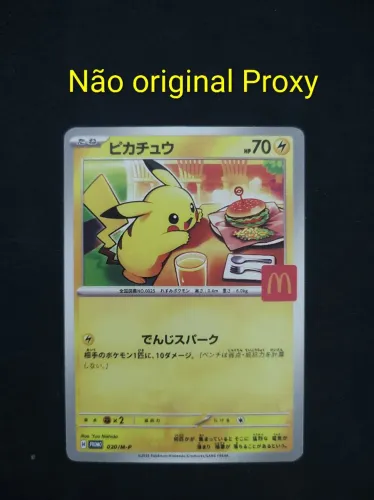 Pikachu 020/M-P McDonald's Promo 2025 Pokemon Card ...