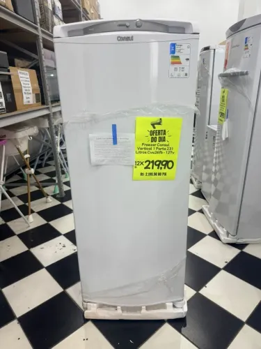 Freezer Vertical 1 Porta 231 Litros Branco Consul