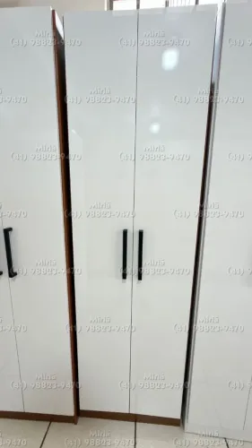 Armário Multiuso - 2 Portas e 5 Prateleiras, DESMONTADO NA CAIXA