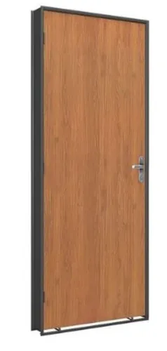 porta completa com portal de ferro