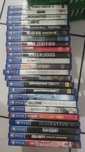 Jogos de PS4 (Faço envio pela Olx)