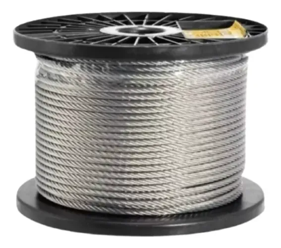 Cabo De Aço Galvanizado 1/8 6x9 Aaci - 1.000 Metros
