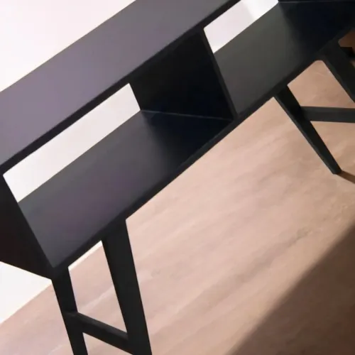Rack de Parede Preto Moderno