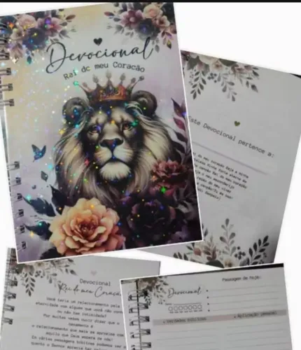 Agenda/caderno devocional Rei do meu coração