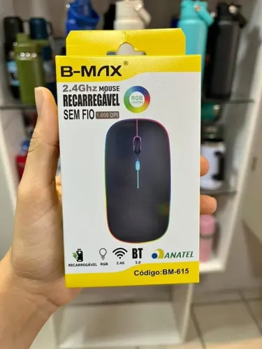 Mouse Sem Fio Rearregável BM-615