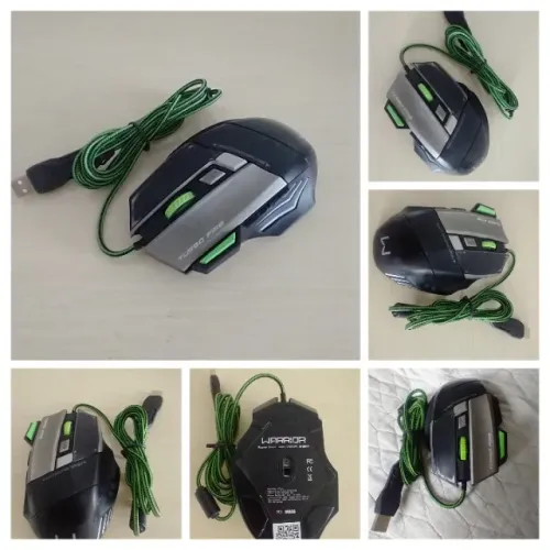 Mouse Gamer Multilaser MO207 Metal War 3200 dpi 1ms USB