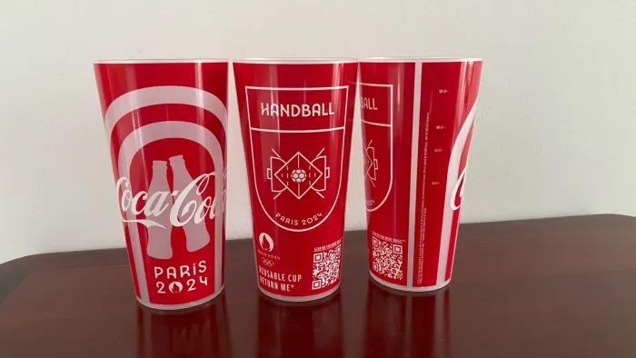 #L23 - Copos Coca-Cola oficiais Paris 2024