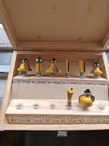 Frezas avulsas para tupia manual 6mm 