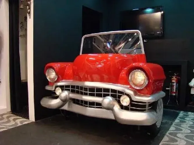 Temáticos de Fibra de Vidro - Quiosques, Móveis, Balcões, Carros, Brinquedos