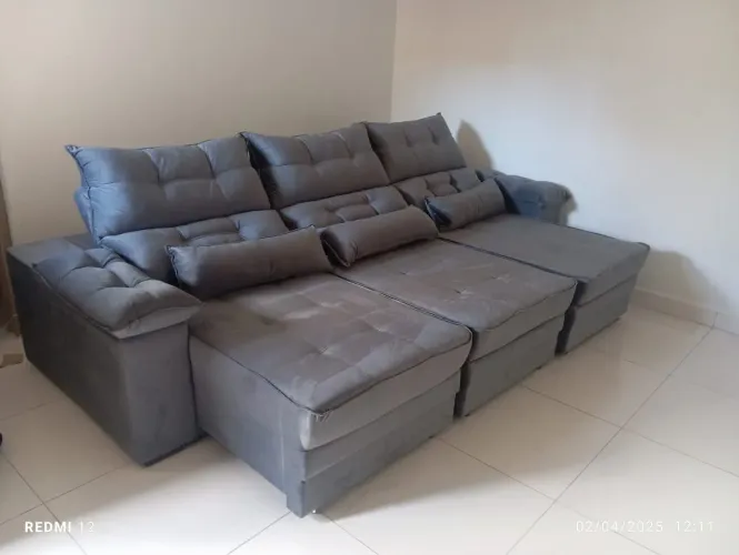 Sofás retratil e reclinável