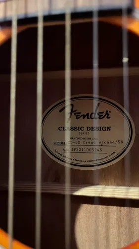 Violão acústico Fender Classic Design CD-60 DREAD 