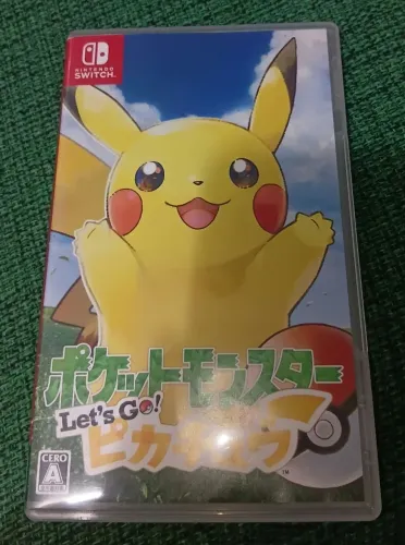 Pokemon Lets Go Pikachu Japones Mídia Física Nintendo Switch