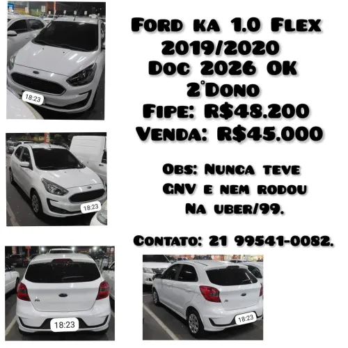 Ford KA 1.0 Se/se Plus Tivct Flex 5P 2020