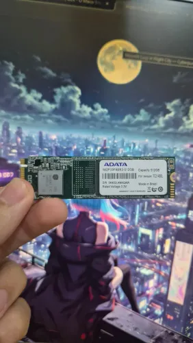 SSD ADATA IM2P33F8 512GB NVMe M.2 2280 PCIe Gen3x4 - Industrial - Perfeito Estado