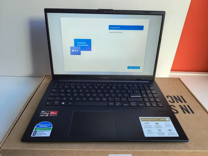 Notebook Asus Vivobook Go E1504fa Amd Ryzen 5 7520u 8gb Ram 256gb Ssd Tela 15,6'' - Preto