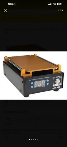 Separadora de reparo de LCD de celular
