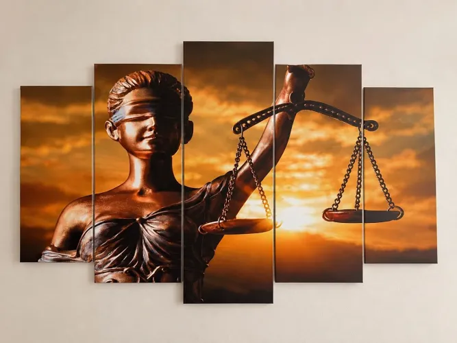 Quadro decorativo Temis ou a dama da justiça
