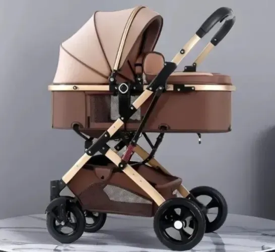 3 em 1 carrinho de bebê, Dobrável e versátil 
