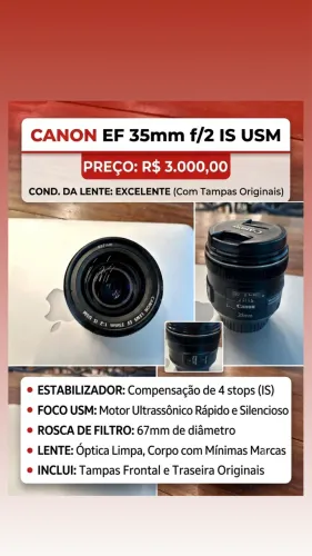 Lente Canon