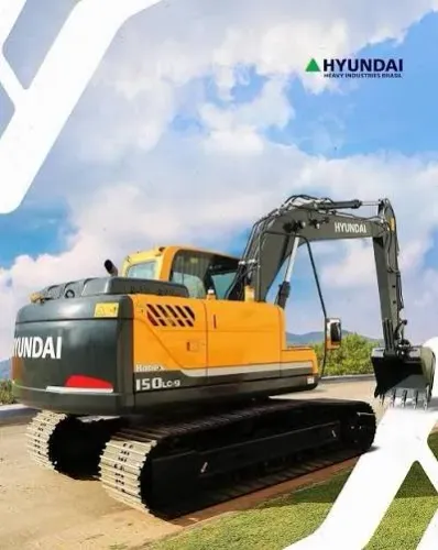 Escavadeira : Hyundai 150 LC-9 Peso Op 14.210 kg Zero hora .