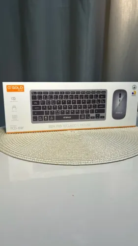 Kit Teclado e Mouse Sem Fio