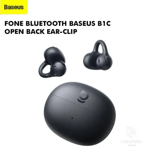 Fone Bluetooth Baseus B1C Open Air Clip A Prova Dágua Super Confortável e Lindo