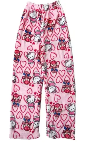 Calça da hello kitty e homem aranha