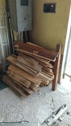 Madeira limpa para pizzaria