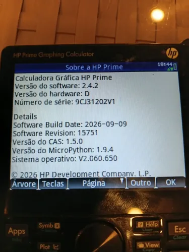 Calculadora HP Prime G2 muito conservada 