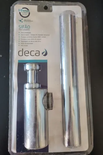 Sifão para lavatorio Deca - kit 5 unidades