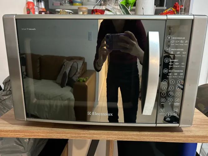 (Aceito oferta) microondas electrolux inox